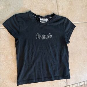 Black Branded T-Shirt